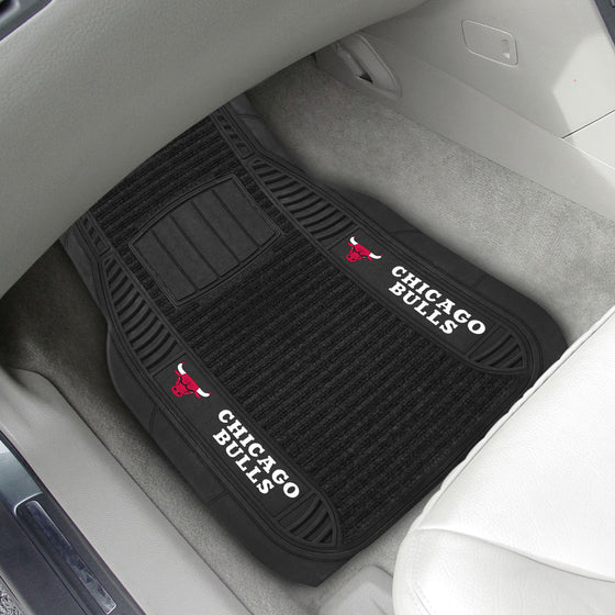 Chicago Bulls 2 Piece Deluxe Car Mat Set