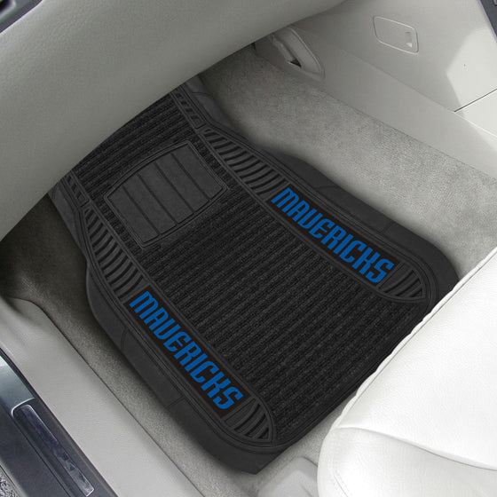 Dallas Mavericks 2 Piece Deluxe Car Mat Set