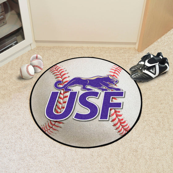 Sioux Falls Cougars Baseball Rug - 27in. Diameter