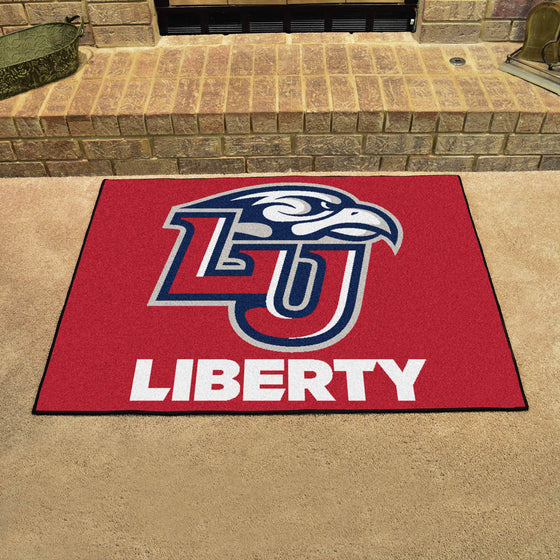 Liberty Flames All-Star Rug - 34 in. x 42.5 in.