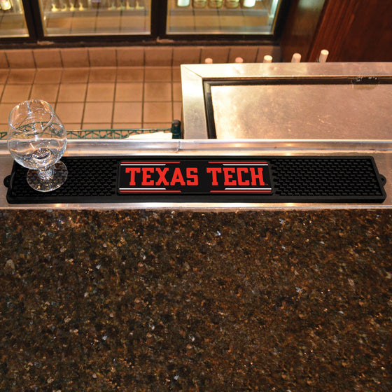 Texas Tech Red Raiders Bar Drink Mat - 3.25in. x 24in.