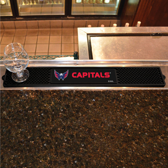 Washington Capitals Bar Drink Mat - 3.25in. x 24in.