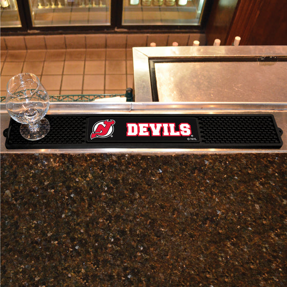 New Jersey Devils Bar Drink Mat - 3.25in. x 24in.