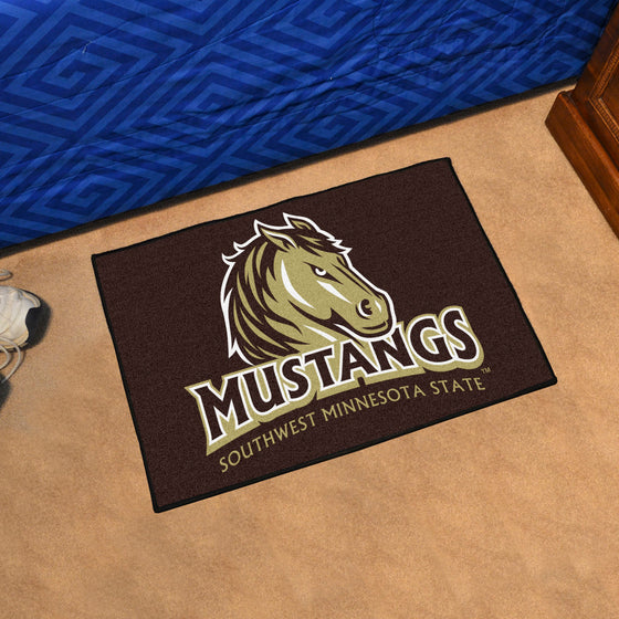 Southwest Minnesota State Mustangs Starter Mat Accent Rug - 19in. x 30in.