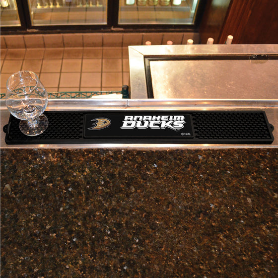Anaheim Ducks Bar Drink Mat - 3.25in. x 24in.