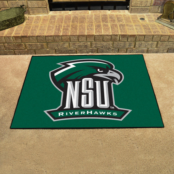 Northeastern State Riverhawks All-Star Rug - 34 in. x 42.5 in.