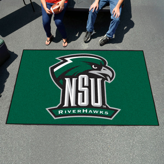 Northeastern State Riverhawks Ulti-Mat Rug - 5ft. x 8ft.