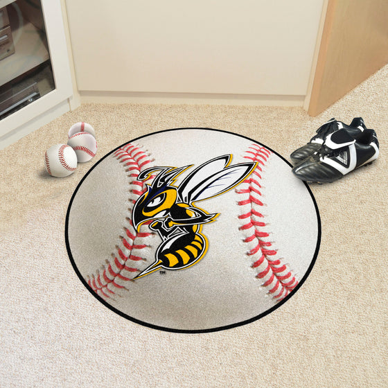 Montana State Billings Yellow Jackets Baseball Rug - 27in. Diameter