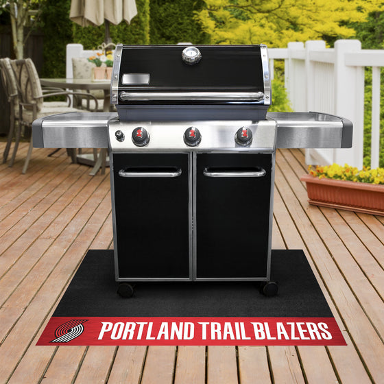 Portland Trail Blazers Vinyl Grill Mat - 26in. x 42in.