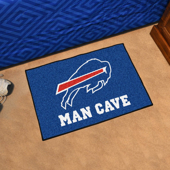 Buffalo Bills Man Cave Starter Mat Accent Rug - 19in. x 30in.