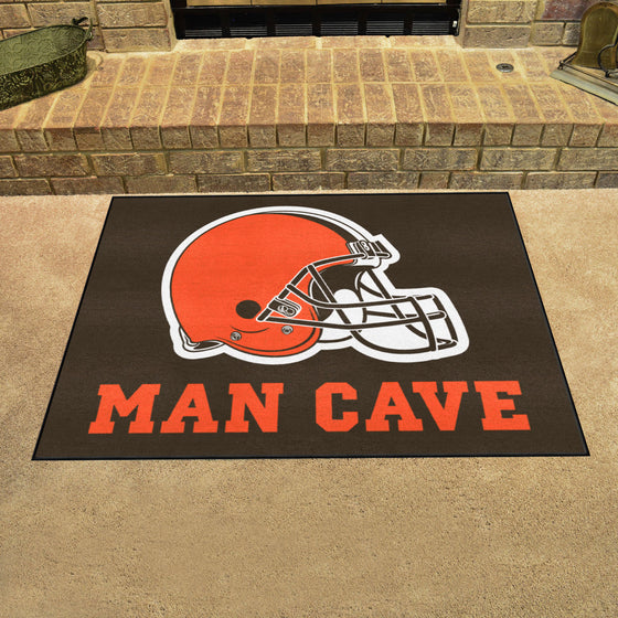 Cleveland Browns Man Cave All-Star Rug - 34 in. x 42.5 in.