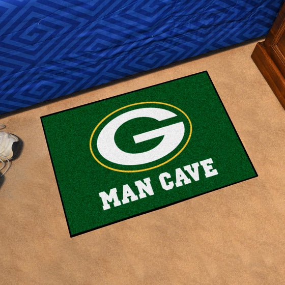 Green Bay Packers Man Cave Starter Mat Accent Rug - 19in. x 30in.