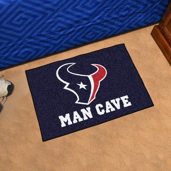 Houston Texans Man Cave Starter Mat Accent Rug - 19in. x 30in.