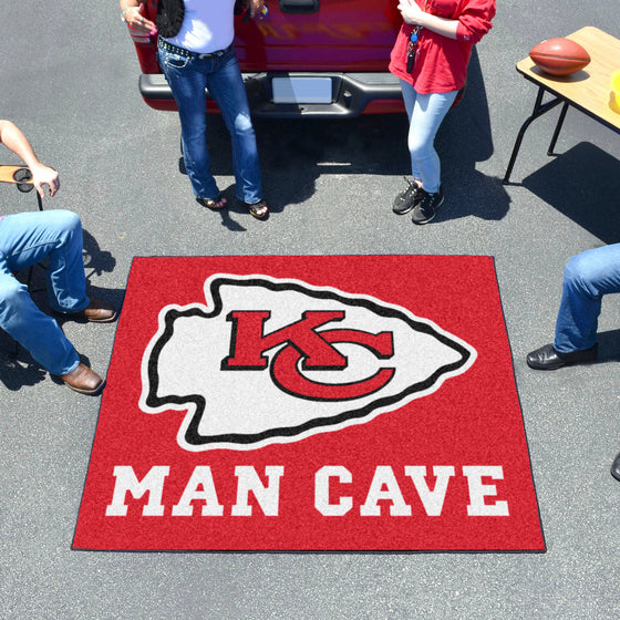 Kansas City Chiefs Man Cave Tailgater Rug - 5ft. x 6ft.