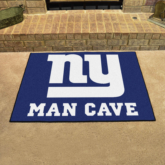 New York Giants Man Cave All-Star Rug - 34 in. x 42.5 in.