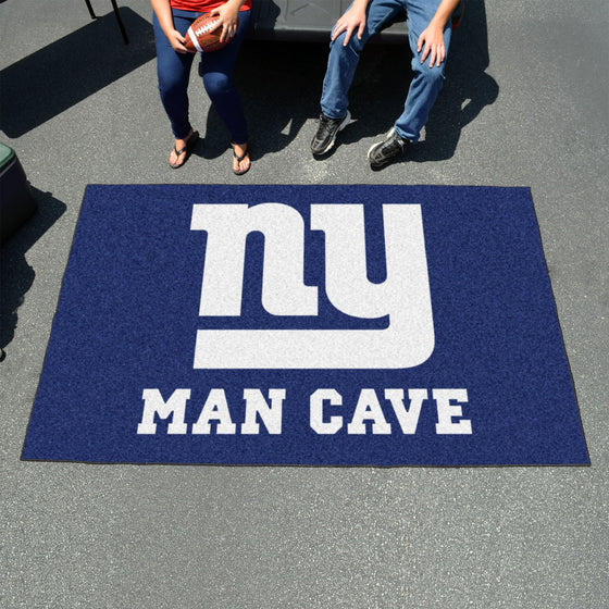 New York Giants Man Cave Ulti-Mat Rug - 5ft. x 8ft.