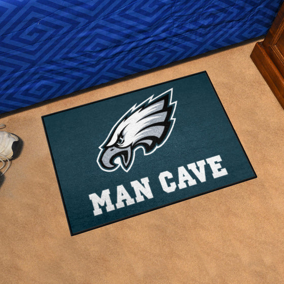 Philadelphia Eagles Man Cave Starter Mat Accent Rug - 19in. x 30in.