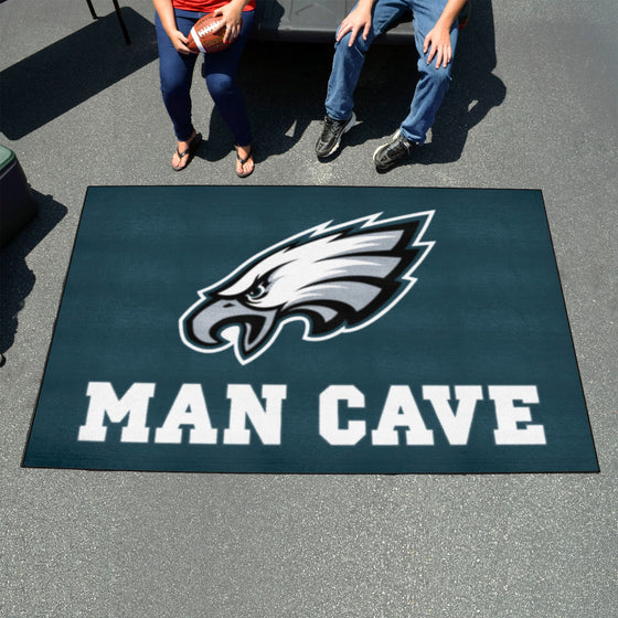 Philadelphia Eagles Man Cave Ulti-Mat Rug - 5ft. x 8ft.