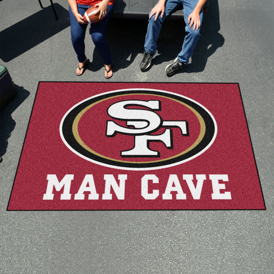 San Francisco 49ers Man Cave Ulti-Mat Rug - 5ft. x 8ft.