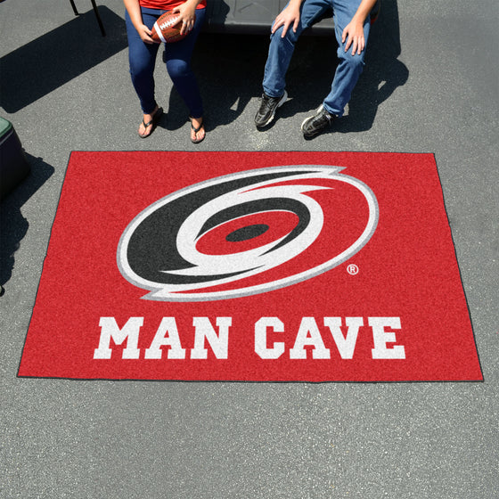 Carolina Hurricanes Man Cave Ulti-Mat Rug - 5ft. x 8ft.