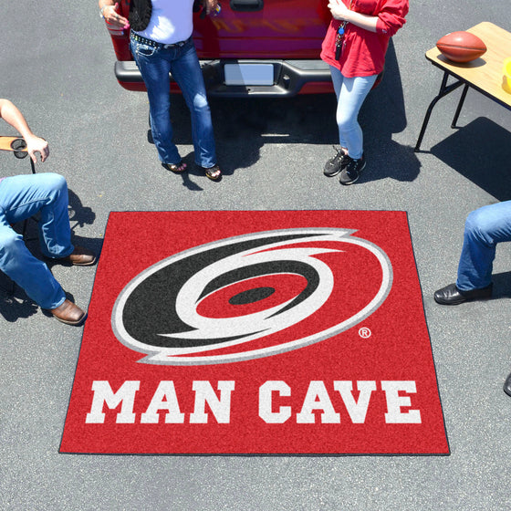 Carolina Hurricanes Man Cave Tailgater Rug - 5ft. x 6ft.