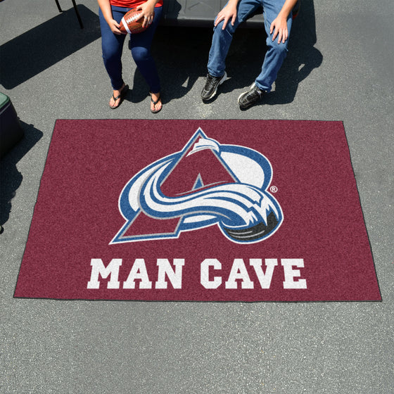 Colorado Avalanche Man Cave Ulti-Mat Rug - 5ft. x 8ft.