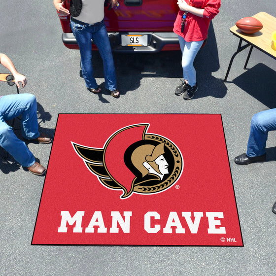 Ottawa Senators Man Cave Tailgater Rug - 5ft. x 6ft.