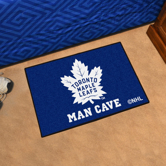 Toronto Maple Leafs Man Cave Starter Mat Accent Rug - 19in. x 30in.