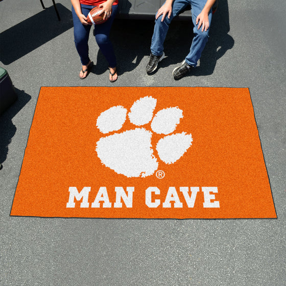 Clemson Tigers Man Cave Ulti-Mat Rug - 5ft. x 8ft.