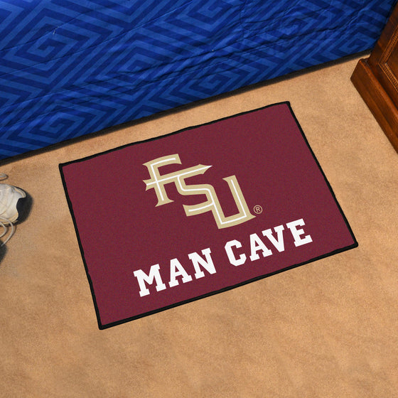 Florida State Seminoles Man Cave Starter Mat Accent Rug - 19in. x 30in.