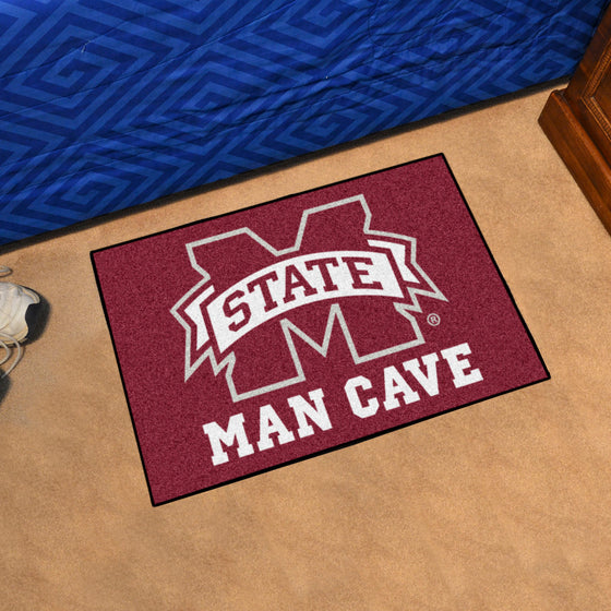 Mississippi State Bulldogs Man Cave Starter Mat Accent Rug - 19in. x 30in.