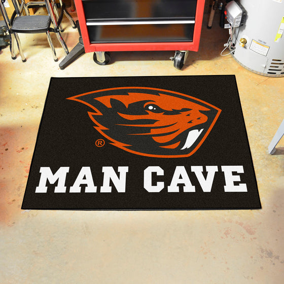 Oregon State Beavers Man Cave All-Star Rug - 34 in. x 42.5 in.