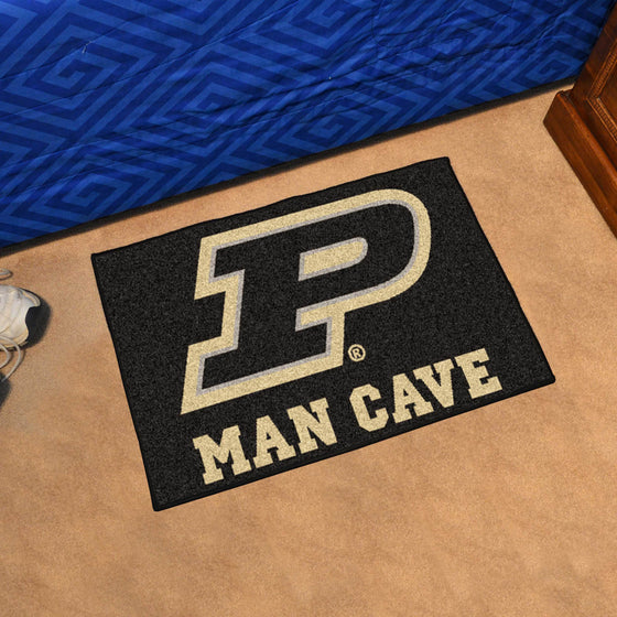 Purdue Boilermakers Man Cave Starter Mat Accent Rug - 19in. x 30in.