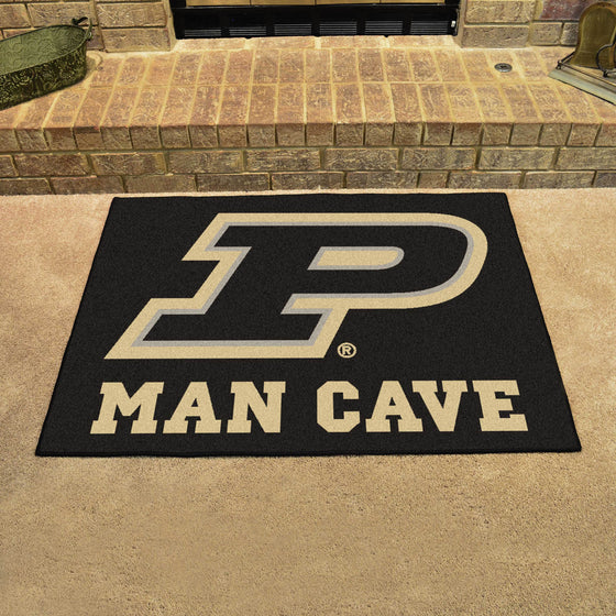 Purdue Boilermakers Man Cave All-Star Rug - 34 in. x 42.5 in.