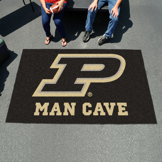 Purdue Boilermakers Man Cave Ulti-Mat Rug - 5ft. x 8ft.