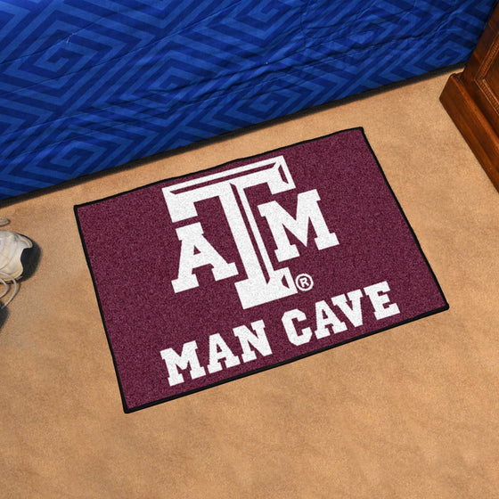 Texas A&M Aggies Man Cave Starter Mat Accent Rug - 19in. x 30in.