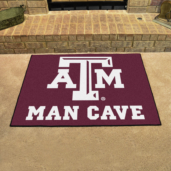 Texas A&M Aggies Man Cave All-Star Rug - 34 in. x 42.5 in.