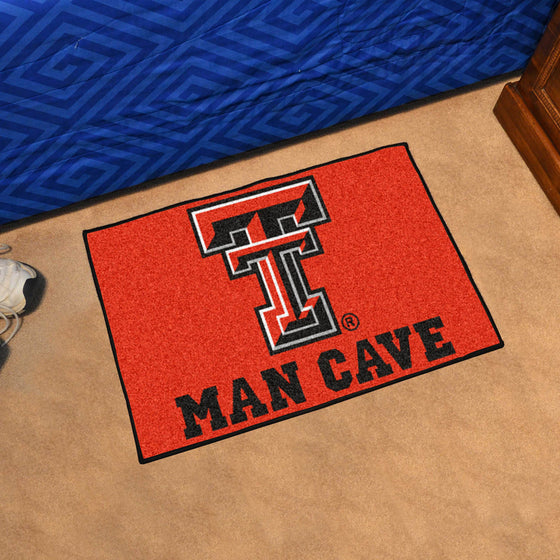 Texas Tech Red Raiders Man Cave Starter Mat Accent Rug - 19in. x 30in.