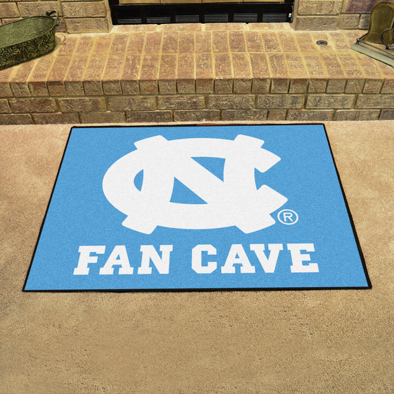 North Carolina Tar Heels Man Cave All-Star Rug - 34 in. x 42.5 in.