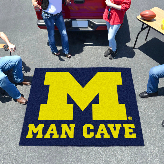 Michigan Wolverines Man Cave Tailgater Rug - 5ft. x 6ft.