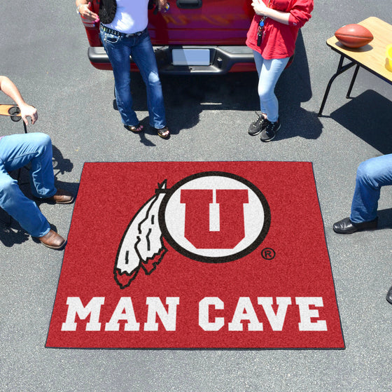 Utah Utes Man Cave Tailgater Rug - 5ft. x 6ft.