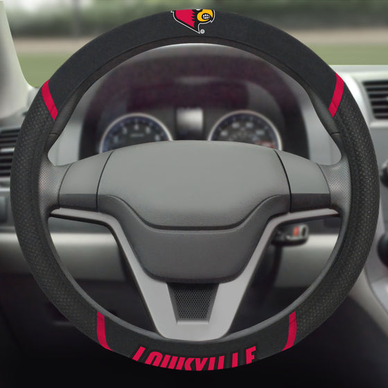 Louisville Cardinals Embroidered Steering Wheel Cover