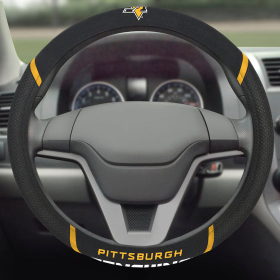 Pittsburgh Penguins Embroidered Steering Wheel Cover