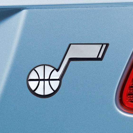 Utah Jazz 3D Chrome Metal Emblem