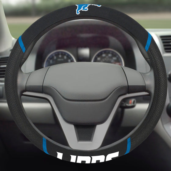 Detroit Lions Embroidered Steering Wheel Cover