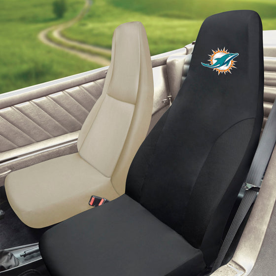 Miami Dolphins Embroidered Seat Cover