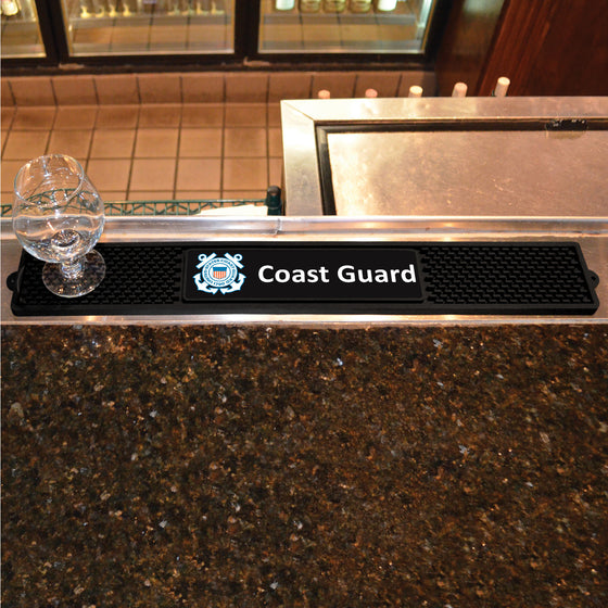 U.S. Coast Guard Bar Drink Mat - 3.25in. x 24in.