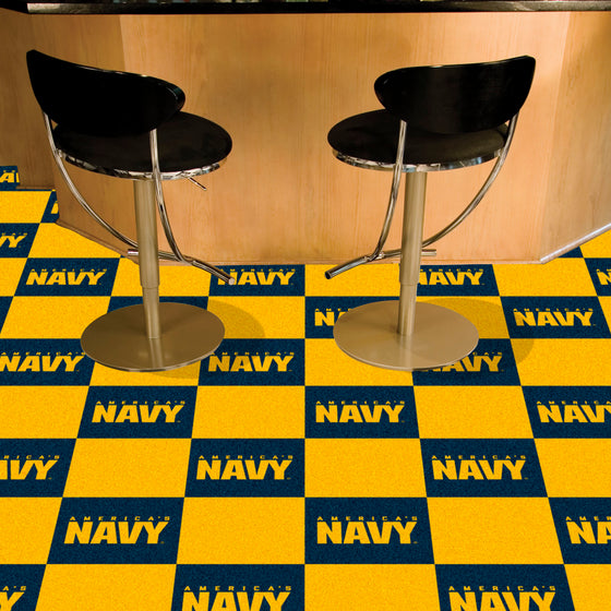 U.S. Navy Team Carpet Tiles - 45 Sq Ft.