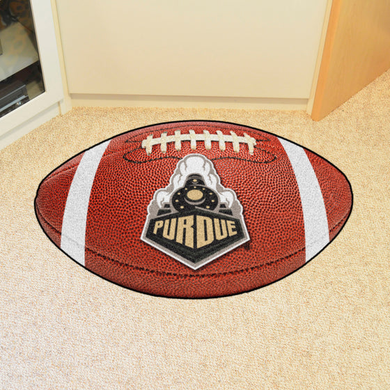 Purdue Boilermakers Football Rug - 20.5in. x 32.5in., P Logo