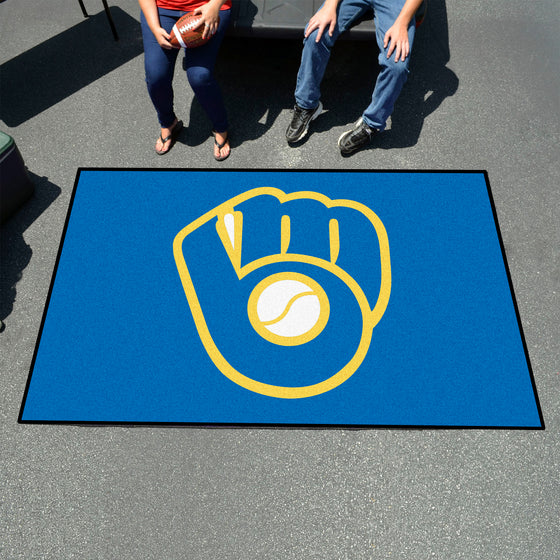 Milwaukee Brewers Ulti-Mat Rug - 5ft. x 8ft.